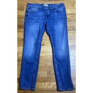 Vintage y2k Tommy Jeans Slim scaton 36 x 32 recycled Blue Denim Jeans Cotton